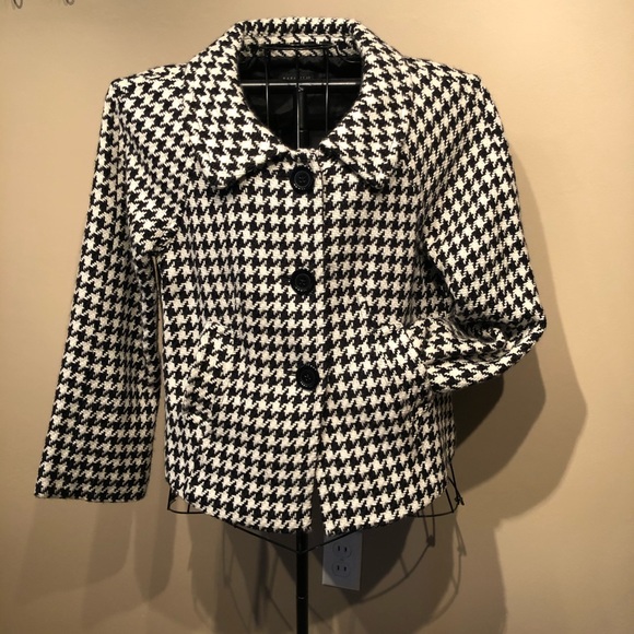 Rafaella Houndstooth Vintage Style Jacket - Picture 3 of 7